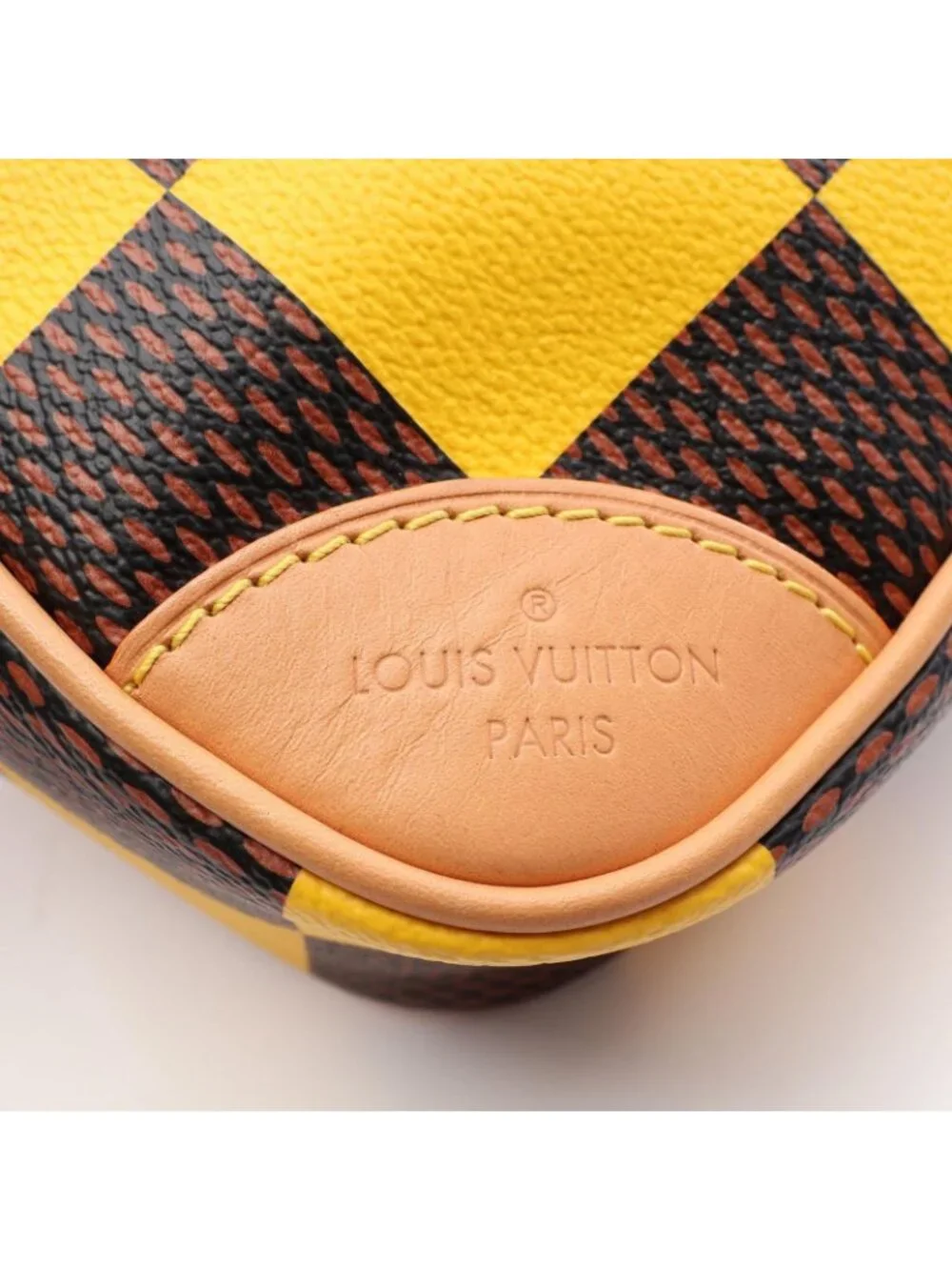 Louis Vuitton Handbag Chess Messenger Damier Pop Jaunemat 2-Way Leather